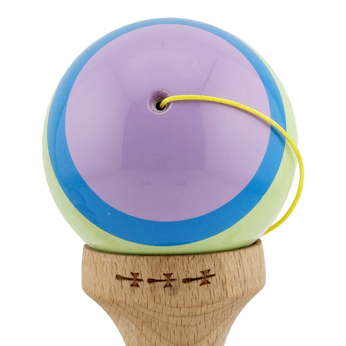 Kendama X SPECTRUM Originala, Profesionala, Vivimall, Big Cups V2, Super Sticky Legendary Cupe Mari, Rulment Metalic cu Ata 55 cm, Multicolor