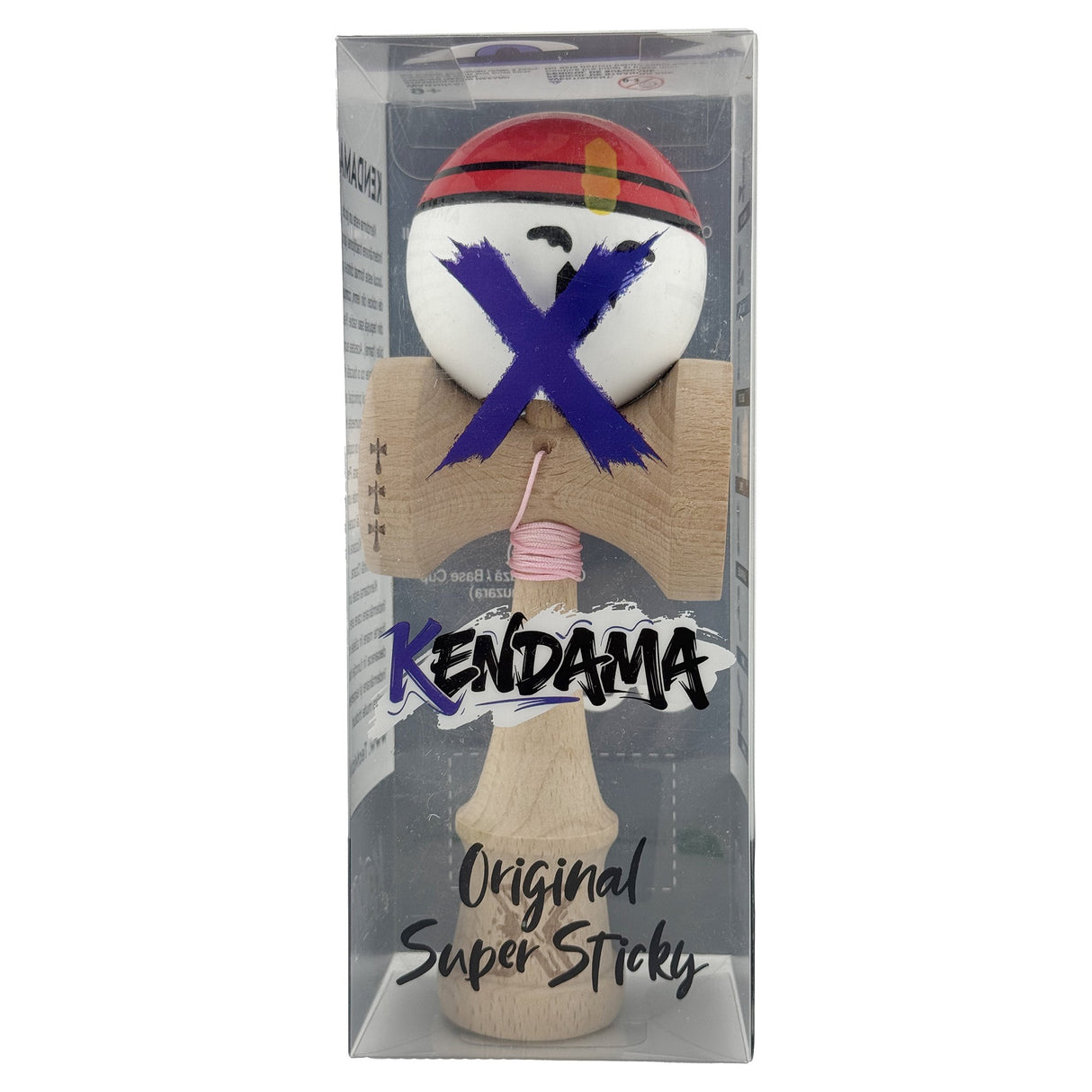 Kendama X Originala, Profesionala, Flippy, Big Cups V2, Model Rege Super Sticky Legendary Cupe Mari, Rulment Metalic cu Ata 55 cm, Maner Maro - vivimall.ro