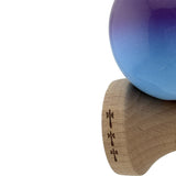 Kendama X Originala, Profesionala, Vivimall, Big Cups V2, Super Sticky, Rulment Metalic cu Ata 55 cm, Mov/Albastru - vivimall.ro