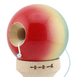 Kendama X Originala, Profesionala, Flippy, Big Cups V2, Super Sticky Cupe Mari, Rulment Metalic cu Ata 55 cm, Rosu/Galben/Albastru - vivimall.ro