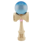 Kendama X Originala, Profesionala, Vivimall Big Cups V2, Super Sticky din Lemn, 18 cm, Gradient Albastru/Gri/Bleu - vivimall.ro