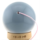 Kendama X Originala, Profesionala, Flippy, Big Cups V2, Super Sticky Cupe Mari, Rulment Metalic cu Ata 55 cm, Gradient Roz/Alb/Gri - vivimall.ro