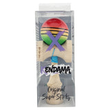 Kendama X Originala, Profesionala, Flippy, Big Cups V2, Super Sticky Legendary Cupe Mari, Rulment Metalic cu Ata 55 cm, Rosu/Galben/Verde - vivimall.ro