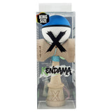 Kendama X Originala, Profesionala, Vivimall, Big Cups V3, Rubber Grip model albastru/negru/alb - vivimall.ro