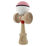 Kendama X Originala, Profesionala, Vivimall, Big Cups V3, Rubber Grip model Roz/negru/alb - vivimall.ro