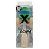 Kendama X Originala, Profesionala, Vivimall, Big Cups V3, Rubber Grip model verde/albastru/verde - vivimall.ro