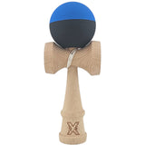 Kendama X Originala, Profesionala, Vivimall, din Lemn, Rubber Grip, 18 cm, Albastru/Negru - vivimall.ro