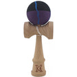 Kendama X Originala, Profesionala, Vivimall, din Lemn, Rubber Grip, 18 cm, Negru/Mov/Albastru - vivimall.ro