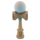 Kendama X Originala, Profesionala, Vivimall, Big Cups V3, Rubber Grip model lila/turcoaz - vivimall.ro