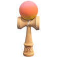 Kendama X Originala, Profesionala, Vivimall, Rubber Grip, din Lemn, 18 cm, Roz/Portocaliu/Galben - vivimall.ro