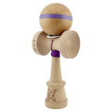 Kendama X Originala, Profesionala, Vivimall, Super Sticky, Cupe Mari KING SIZE V3, Gaura in Baza, Rulment Metalic, din lemn 18 cm, Ata 55 cm, Original Mov - vivimall.ro