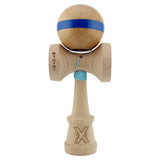 Kendama X Originala, Profesionala, Vivimall, Super Sticky, Cupe Mari KING SIZE V3, Gaura in Baza, Rulment Metalic, din lemn 18 cm, Ata 55 cm, Original Albastru - vivimall.ro