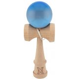 Kendama X Originala, Profesionala, Vivimall, Super Sticky din Lemn, 18 cm, Gradient Albastru/Gri/Bleu - vivimall.ro