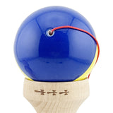 Set complet kendama profesională Tricolor București: tijă lemn 18 cm, cupe mari, ată 55 cm, rulment metalic