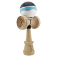 Kendama X Originala ROYAL SPIKE, Profesionala, Vivimall, Cupe Mari KING SIZE V3, Super Sticky, Gaura in Baza, Rulment Metalic, din lemn 18 cm, Ata 55 cm, Inel Albastru deschis - vivimall.ro