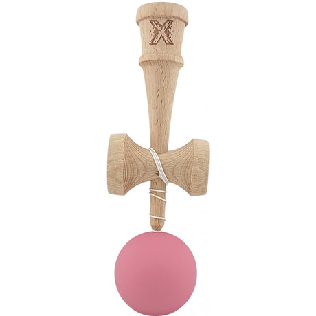 Kendma X Originala, Profesionala, Flippy, din Lemn, Rubber Grip, Roz - vivimall.ro