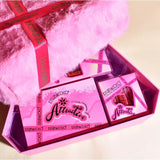 Set de Machiaj din 6 Piese Kevin&Coco, Farduri de Pleoape, Iluminator, Lip Gloss-uri, Creioane de Buze, Blush, Agrafe, Model Atractive, 35x33x10.5 cm, Multicolor - vivimall.ro