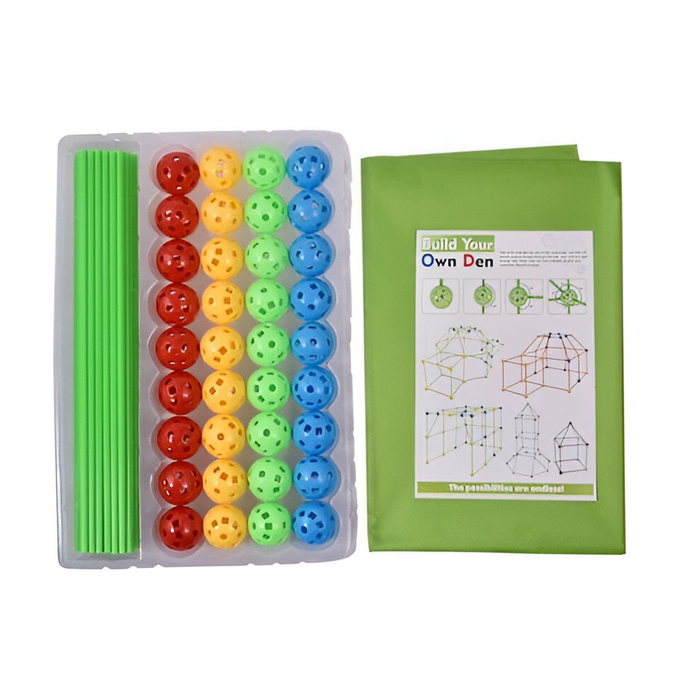 Kit De Constructie Fort 87 piese | KidoFort - vivimall.ro