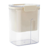 Kit Presa Pentru Branza, Vivimall, Filtru de Iaurt, Strecuratoare de Iaurt Grecesc, Filtru de lapte, 18x9.7x13 cm, Lingura Alba 20x1.6 cm, Alb - vivimall.ro