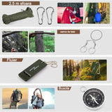 Kit supravietuire multifuncional Flippy, 42 de Instrumente Profesionale, Echipament de prim-ajutor, Drumetie, Camping - vivimall.ro