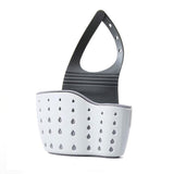 Suport Scurgere Pentru Burete Si Laveta De Vase Bucatarie, Curea Reglabila, Plastic Flexibil, 15X 5X 21Cm - vivimall.ro