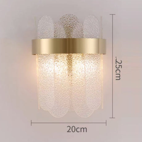 Lampa de Perete in Interior, Flippy, Lampa de Lux pentru Decor de Interior, Corp de Iluminat Tip aplica, din Inox Auriu si Cristal, Lumina Calda Rece Neutra, 25 x 20 cm, Ideal pentru Camere Mici si Medii, Auriu - vivimall.ro