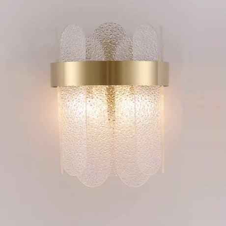 Lampa de Perete in Interior, Flippy, Lampa de Lux pentru Decor de Interior, Corp de Iluminat Tip aplica, din Inox Auriu si Cristal, Lumina Calda Rece Neutra, 25 x 20 cm, Ideal pentru Camere Mici si Medii, Auriu - vivimall.ro