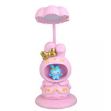 Lampa de Veghe, Vivimall, cu Ascutitoare de Creioane, 2 Functii de Lumina, de Birou si de Veghe, Model Iepuras, Incarcare USB 10 x 29 cm, Multicolor - vivimall.ro