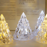 Lampa de Veghe, Vivimall, Model IceBerg, cu Baterii, Lumina Rece, Transparent, 6.5x8 cm - vivimall.ro