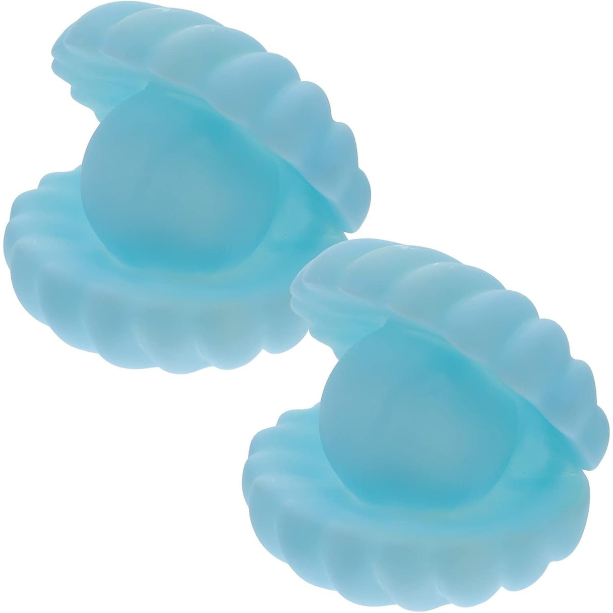 Éjszakai fény, kagyló alakú modell gyöngyökkel, meleg fény, LED, 3 x LR44 elem mellékelve,