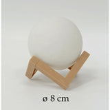 3D Holdfényes Éjszakai Fény, Elemmel Működő, Elem nélkül, Műanyag Talppal, 8 Cm