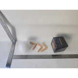 3D Holdfényes Hűs Éjszakai Fény, Elemmel Működő, Műanyag Állvánnyal, 8 Cm