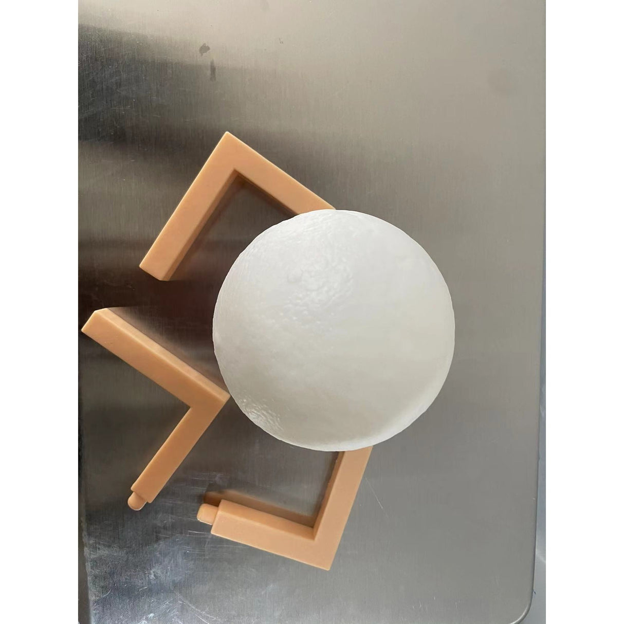 3D Holdfényes Éjszakai Fény, Elemmel Működő, Műanyag Állvánnyal, 8 Cm