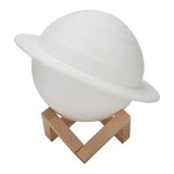 Saturn Light 3D Éjszakai Fény, Elemmel Működő, Műanyag Állvánnyal, 15 Cm