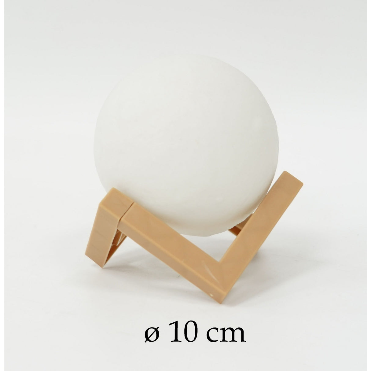 3D Holdfényes Éjszakai Fény, LED Fény, Elemmel Működő, Elem nélkül, Műanyag Talppal, Ø 10 Cm