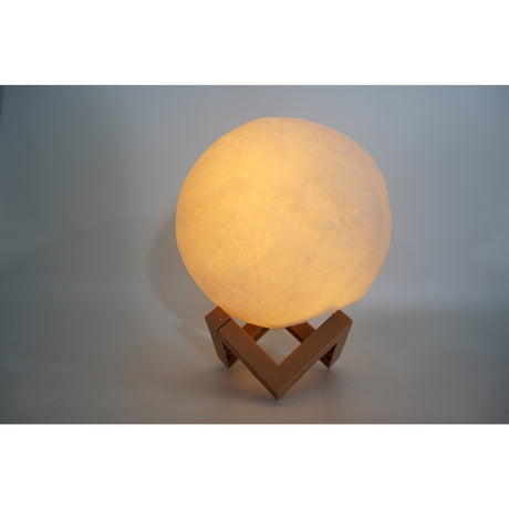 Luna3D Holdfény Éjszakai Fény, LED Fény, Elemmel Működő, Műanyag Állvány, 18 Cm