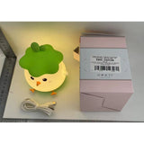 Gyerek éjszakai fény, szilikon, érintésérzékelő, csirke modell, meleg fény, szemvédelem, USB töltés, beépített akkumulátor kapacitás 800Mah