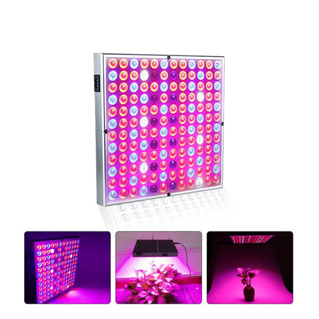 Lampa LED 15W Vivimall, pentru cresterea plantelor in interior, material ABS, cu agatatoare, 25 x 25 cm, multicolor - vivimall.ro