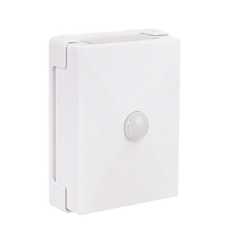 Lampa LED bidirectionala cu senzor de miscare Vivimall, cu baterii, pentru dormitor, bucatarie, baie, scari, 2 LEd-uri, 8 x 10.5 cm, material ABS si PC, portabila, alb cald - vivimall.ro