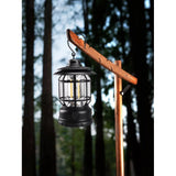 Lampă Portabilă Camping, Felinar Vintage, Cu Cârlig ABS, Iluminare 21 COB LED, Intensitate Reglabilă, 5W, Vivimall - vivimall.ro