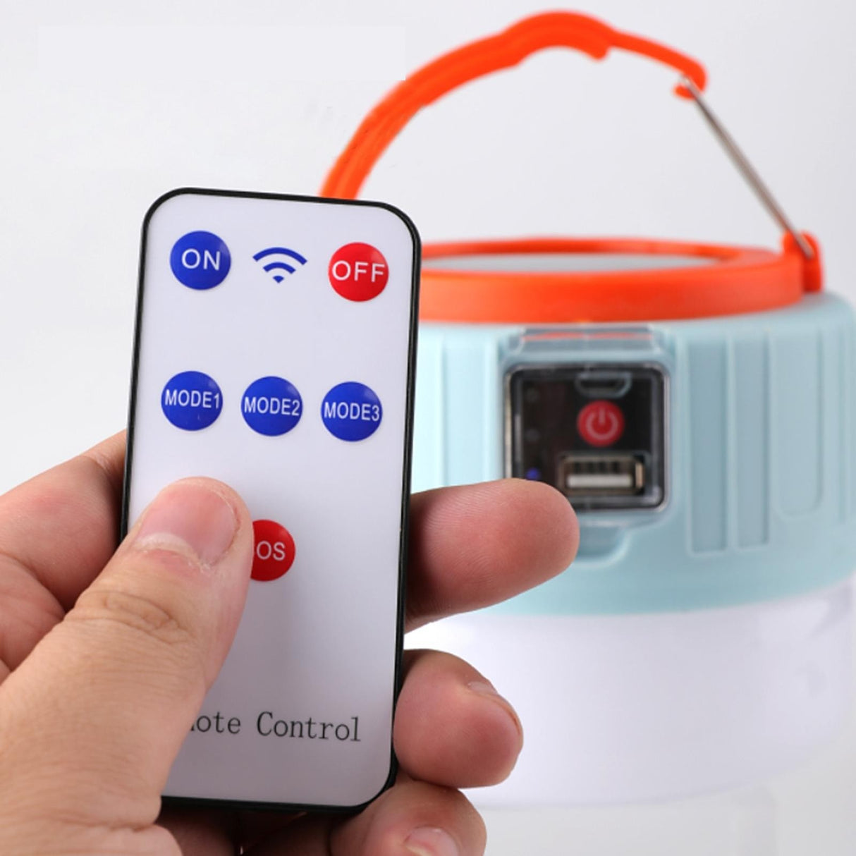 Hordozható lámpa, napelemes + USB töltés, intelligens akkumulátor kijelző, 32 MP hatótávolság, 3 üzemmód