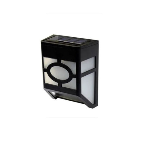 Lampa solara cu senzor Geometric, IP65, Lumina Alb cald, Vivimall - vivimall.ro