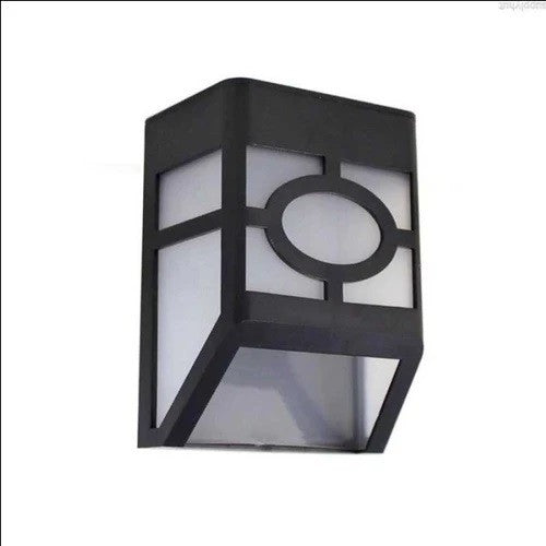 Lampa solara cu senzor Geometric, IP65, Lumina colorata, Vivimall - vivimall.ro