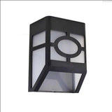 Lampa solara cu senzor Geometric, IP65, Lumina colorata, Vivimall - vivimall.ro