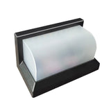 Aplica Solara De Exterior LED Vivimall,  13.5 cm x 8 cm, 150 Lumeni 60 LED 18W,  IP65, 3 trepte de lumina, Senzor de Lumina, FORMA ARC, Alb Rece - vivimall.ro