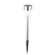 Lampa solara Led decorativa pentru gradina, Argintie, Vivimall, Lumina Multicolor - vivimall.ro