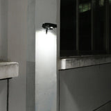 Lampa solara LED dreptunghiulara pentru perete Vivimall, 18 x 7 cm, senzor miscare, 6V, ABS, 2200mAh, rezistent la apa, culoare alb rece, suport negru - vivimall.ro