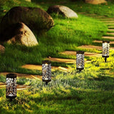 Lampa solara LED Vivimall, tip felinar cu acoperis, pentru gradina, inaltime 30.2 cm, putere 0.2W, 1.2V, 600mAh, alb cald - vivimall.ro