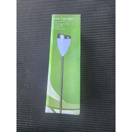 Lampa Solara pentru Gradina, Flippy, Set 2 buc, Tip LED, Model Lalea Tulip Light, Timp de Functionare 6-8 h, Inaltime 62 cm, Rezistenta la Apa, Alb - vivimall.ro