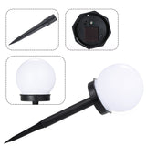 Lampa Solara Led, Sferica, Tip Glob, Diametru 10 Cm, Alb Cald - vivimall.ro